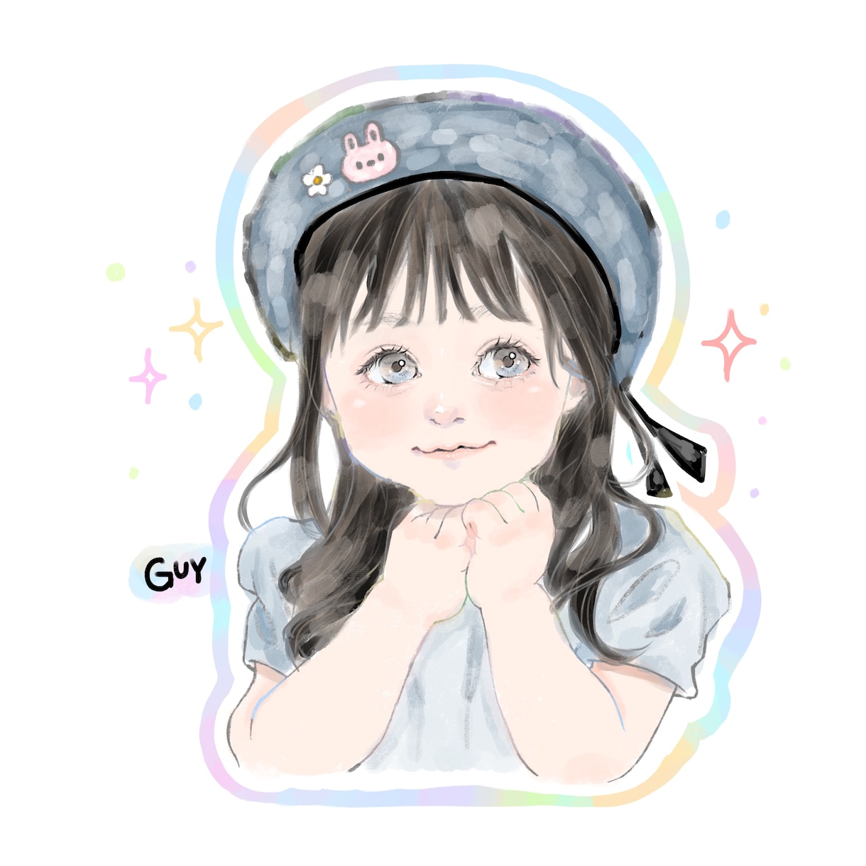 シンプルでカラフル！あなただけのイラスト描きます アイコンなど、おしゃれなイラストがほしい方へ☺︎ イメージ3