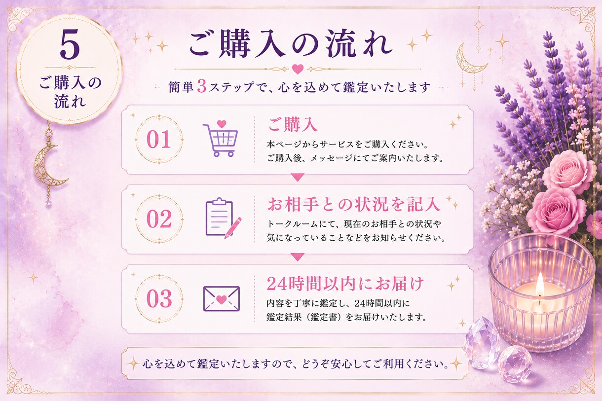 あの人の本音、占います 相手の気持ち×タロット占い｜24時間以内にお届け イメージ6