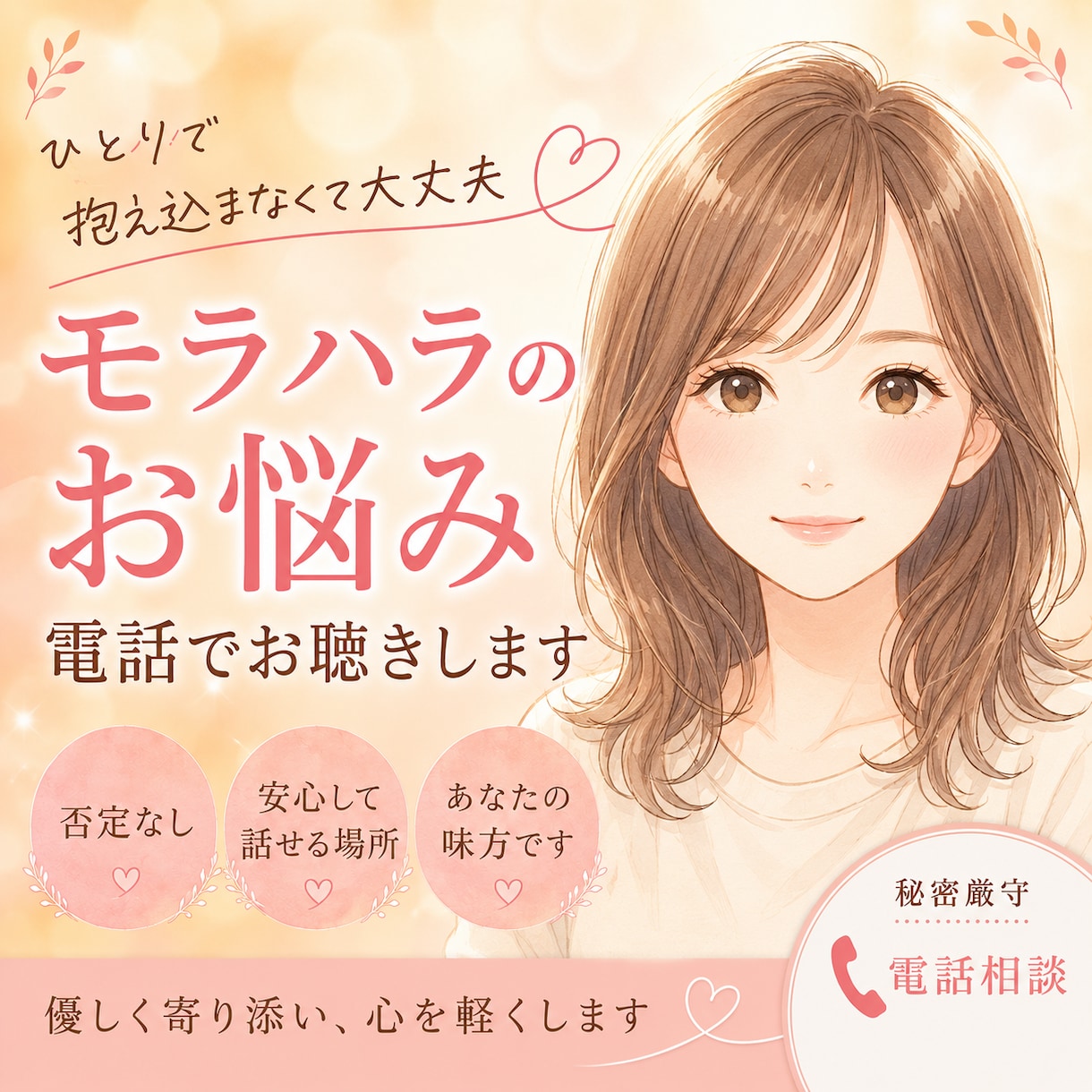 モラハラ夫・離婚の相談を経験者の私が相談にのります 一人で抱え込まないで＊モラハラ離婚を乗り越えた私が聴きます。 イメージ1