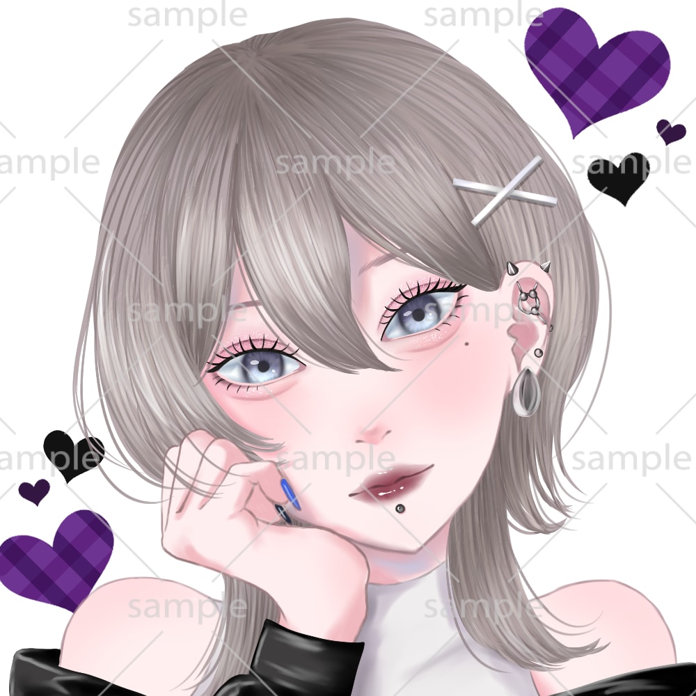 透明感のあるかわいいSNSアイコンを描きます 丁寧なヒアリングであなたの”好き”を、最高にかわいくします♡ イメージ4