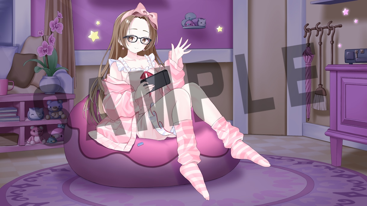 商用利用無料！期待以上のイラストを制作します 立ち絵やキービジュアルが必要な方へ！X、配信等にぜひ！ イメージ4