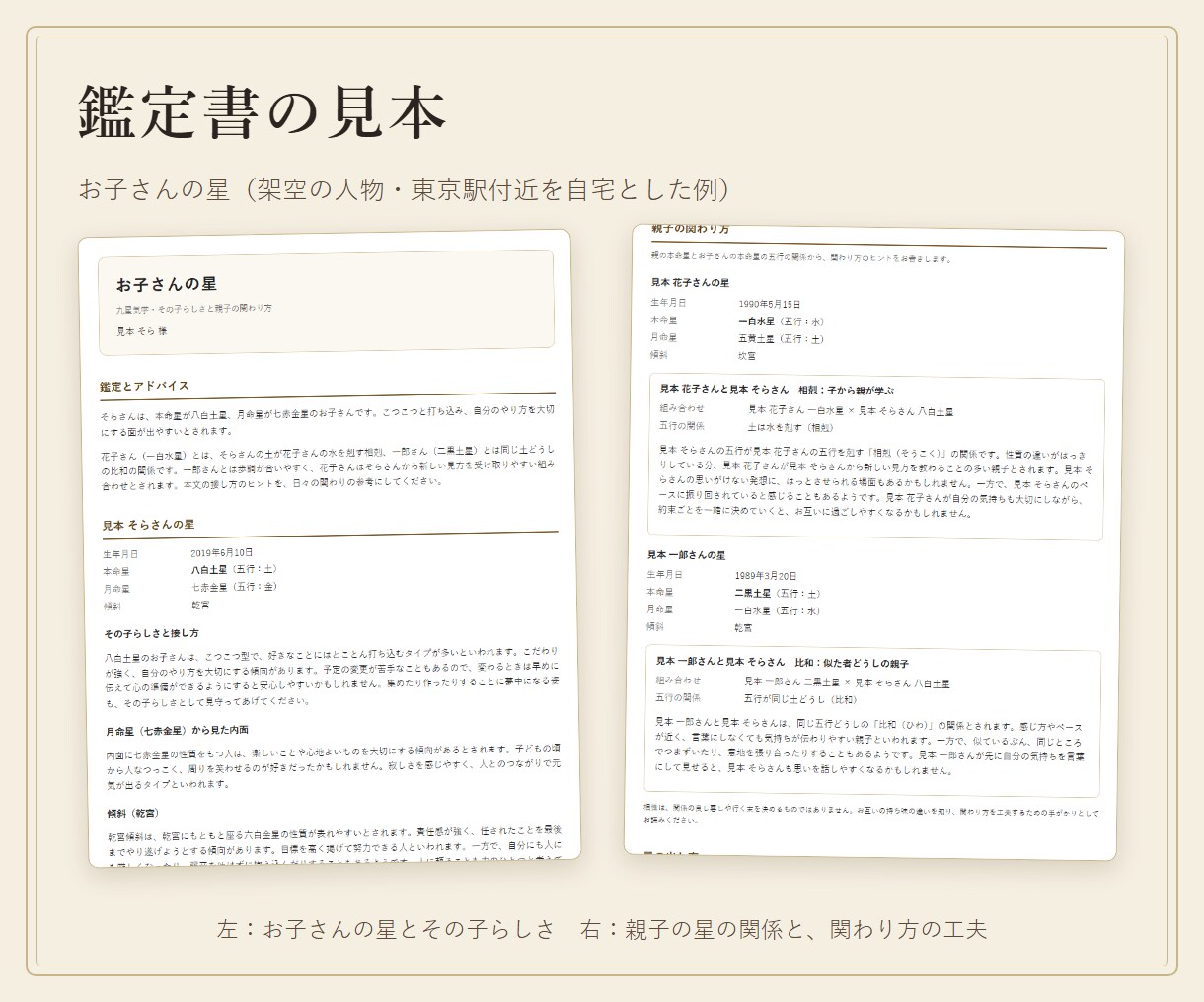 九星気学でお子さんの性質と接し方を鑑定します 生年月日から、その子らしさと親子の関わり方のヒントを イメージ2
