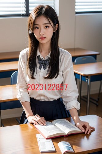 AIで作成した教室で勉強する女子高生写真販売します 実写では撮影、商用利用が難しい教室で勉強する女子高生写真販売 イメージ8