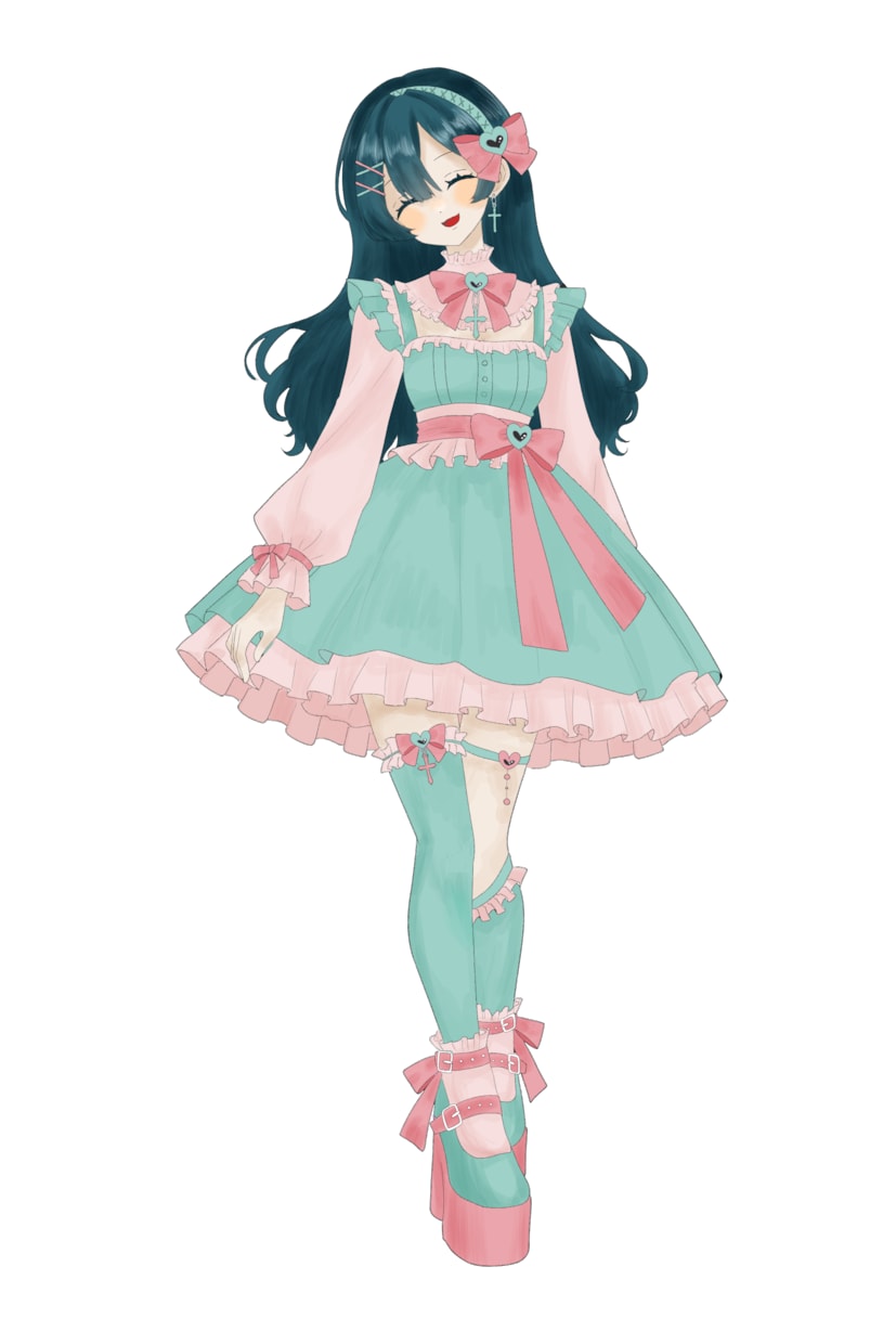 TRPG・Vtuber・ゲーム用立ち絵制作します 魅力が伝わる全身キャラクター立ち絵を制作 イメージ4