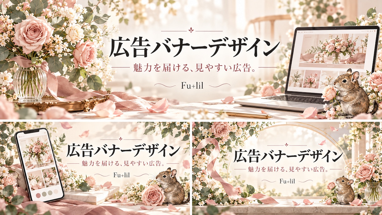 広告用バナーをデザインします 伝えたい情報を整理した見やすいバナーです イメージ1