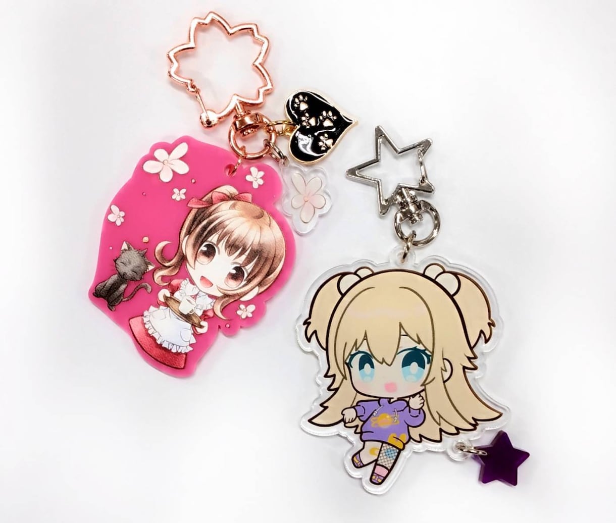 オリジナルのアクリルキーホルダーグッズ作ります イラストなどアクリルキーホルダーにしませんか？ イメージ7