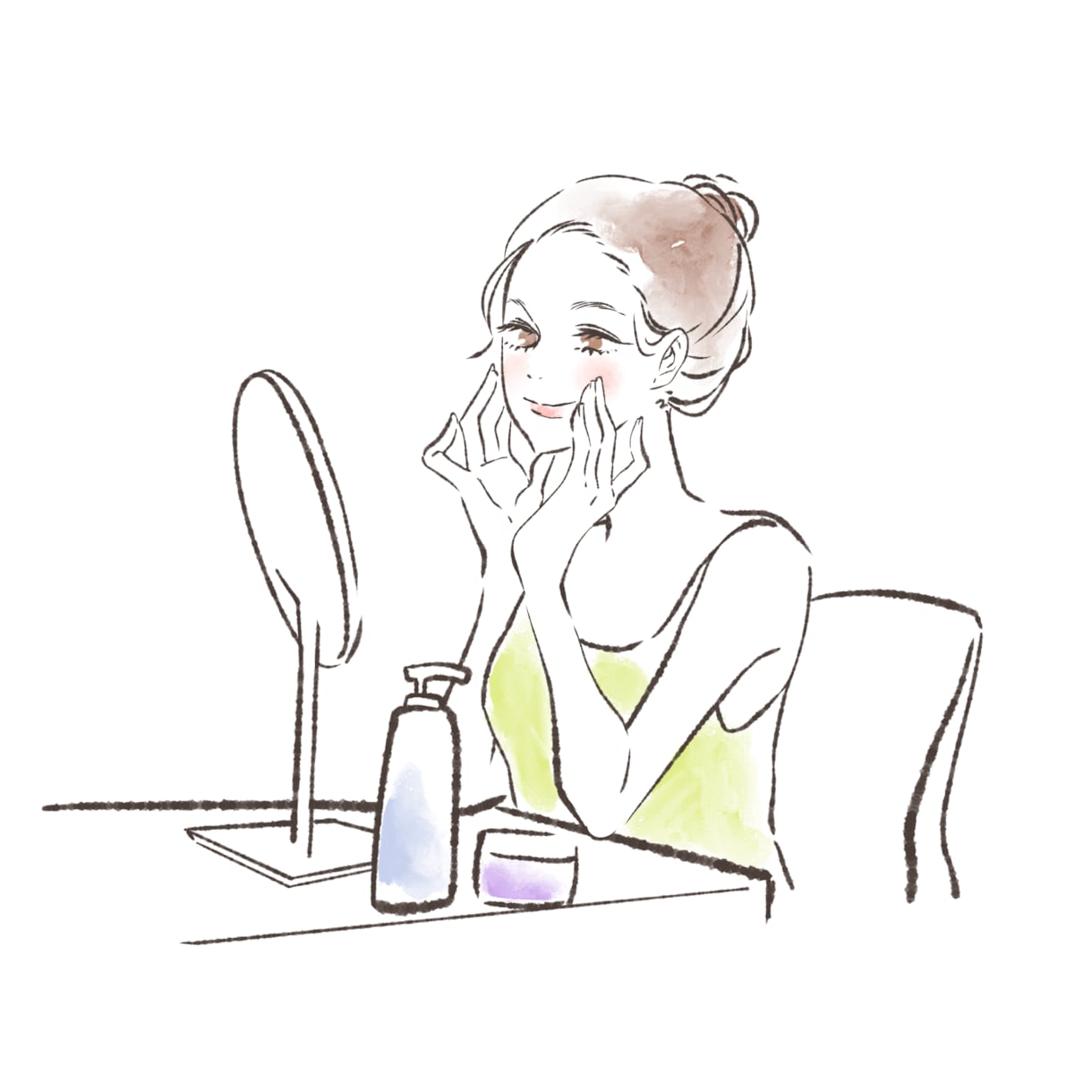 オシャレな水彩画で美容ファッションイラスト描きます 最短即日！商用可能なおしゃれかわいいカットイラスト イメージ10