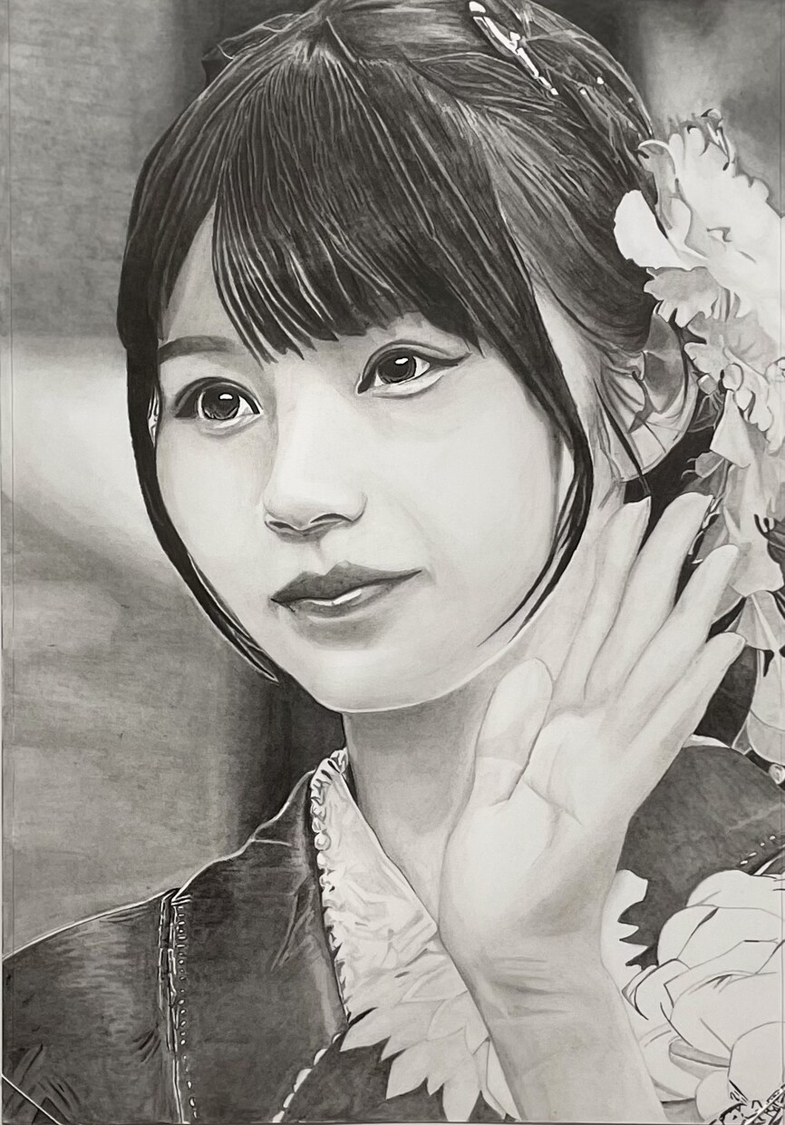 頂いた写真から鉛筆画でリアルな似顔絵をお描きします 思い出をデータとしてだけでなく実物を手元に残してみませんか？ イメージ3