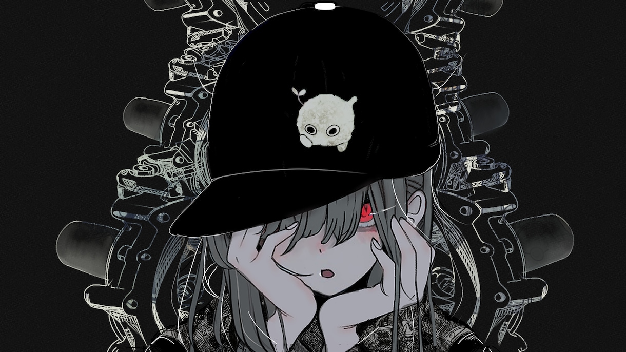 詳細に描き込んだイラストを描きます 詳細に矛盾が生じるAIには描けない絵（メカや人）を描きます。 イメージ3