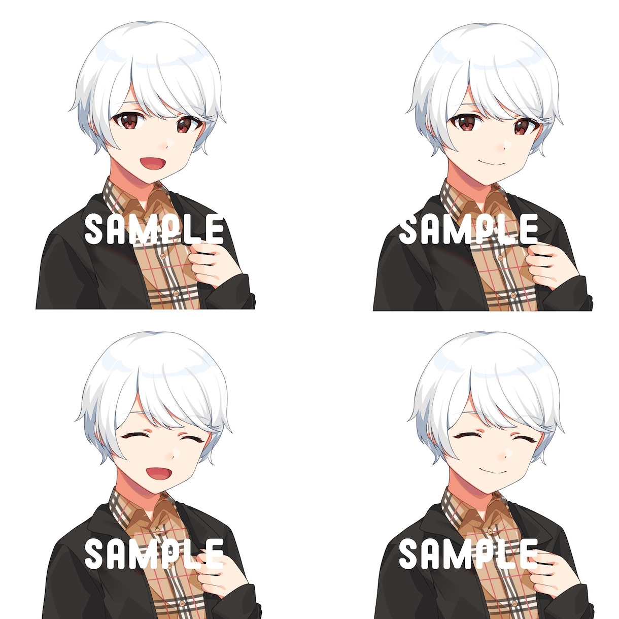 Live 2D用パーツ分けPSDをお描きします 唯一無二の可愛い・かっこいいキャラクターデザイン イメージ9