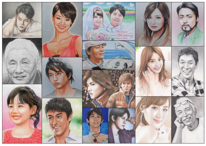 似顔絵・肖像画などをお手ごろな価格でお描きします 色鉛筆で描く細密画で、写真を元に生き生きと表現いたします。 イメージ10