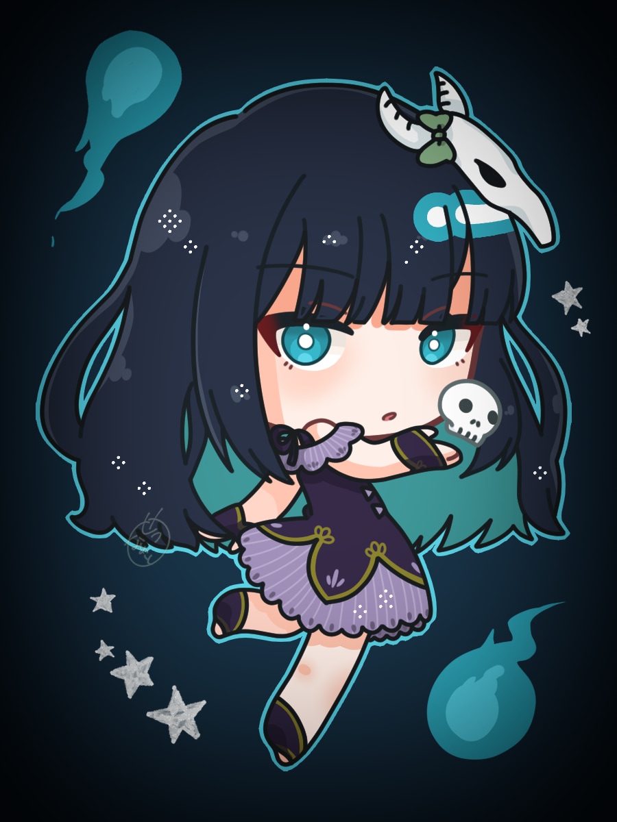 目立つミニキャライラスト描きます 立ち絵、配信キャラクター、グッズに！ イメージ2