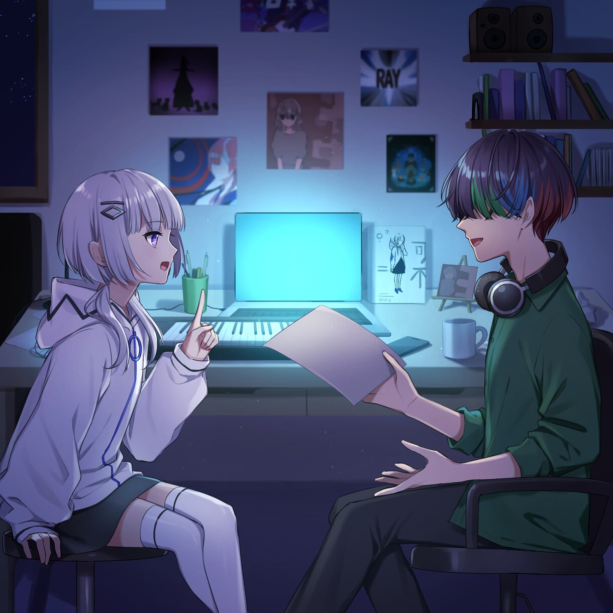 イラスト関係なんでもハイクオリティでお描きします 可愛いからかっこいいまで！Live2D用パーツ分けも可 イメージ9