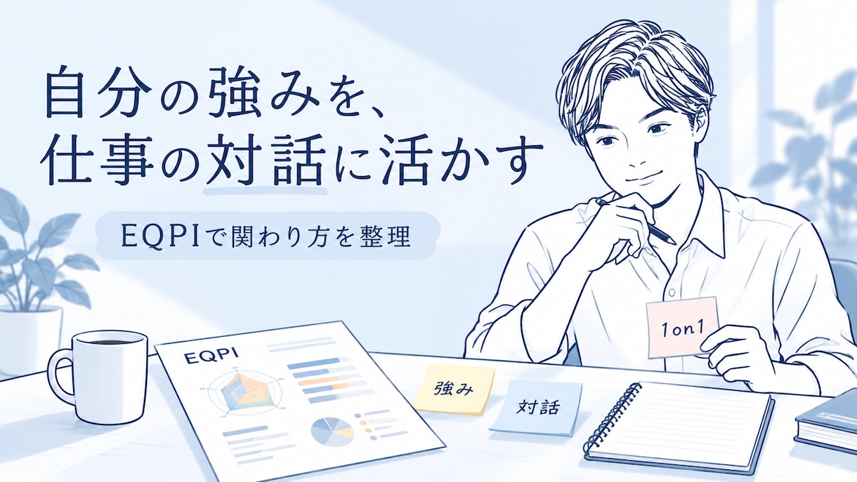 EQPIで強みと部下との関わり方を一緒に整理します 受検料込み｜レポートを一緒に読み解く個別レビュー60分 イメージ2