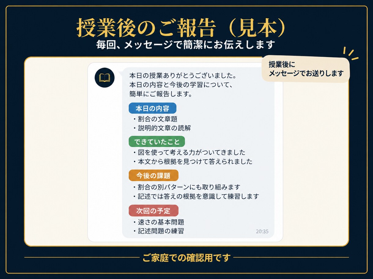 小4〜6の中学受験の算数国語を個別指導します 元小学校教諭20年以上。塾併用・弱点補強から過去問まで対応 イメージ4