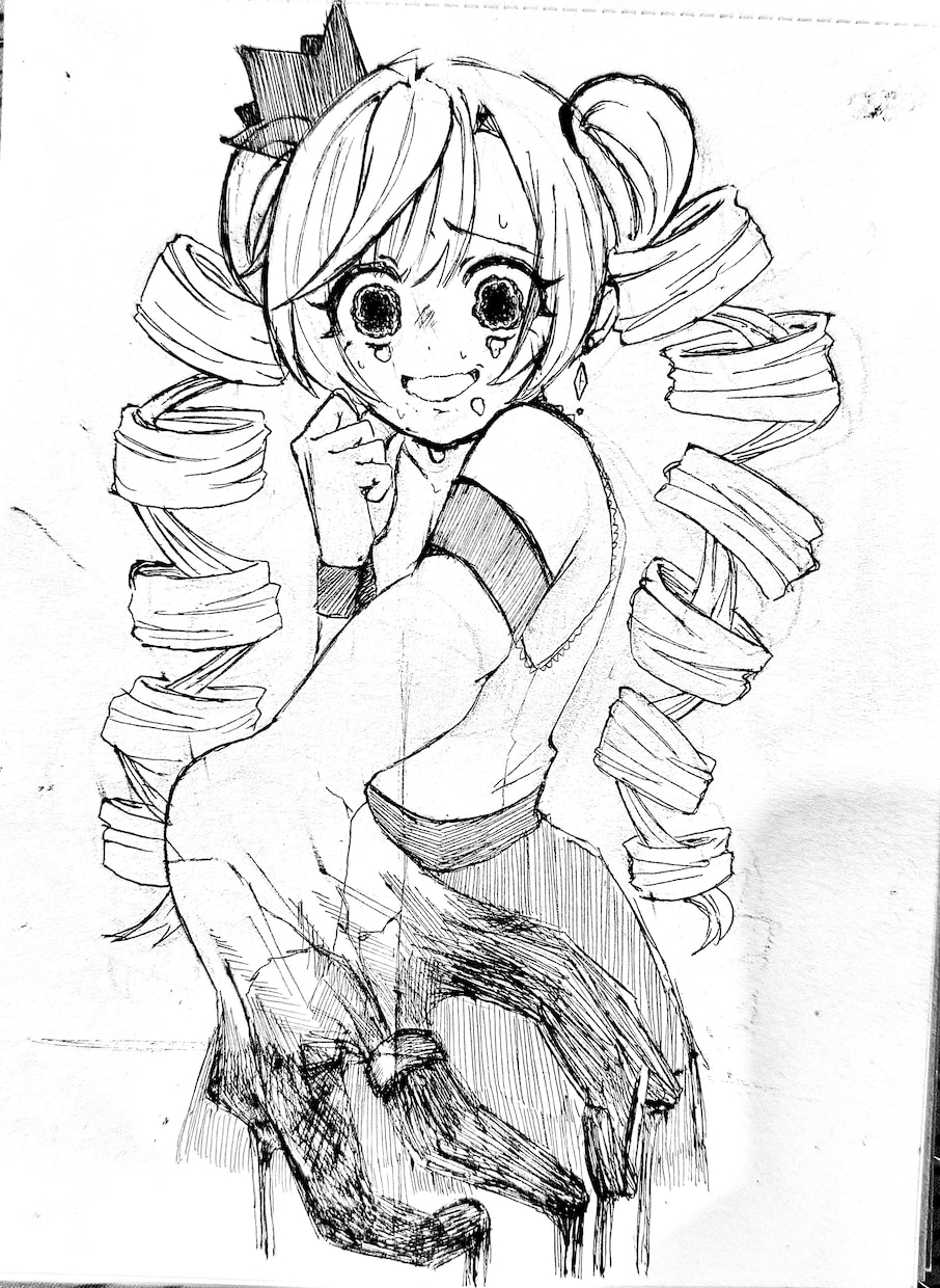 可愛いアニメ風の人物イラストを描きます 可愛い・ダークなど幅広い雰囲気に対応します イメージ6