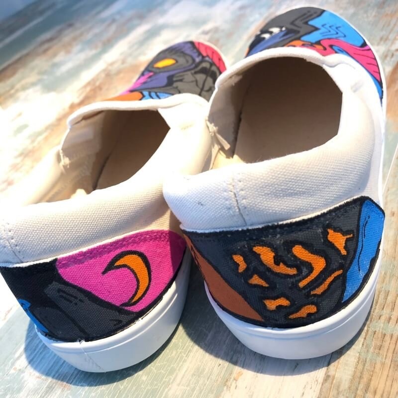 世界にひとつだけのスニーカーやキャップつくります 人と被りたくない方！オーダーで靴やキャップにペイントします イメージ4