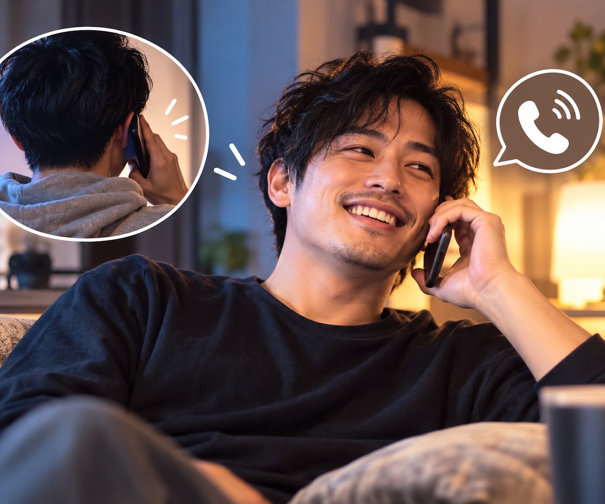 男性限定　友達のように相談できます 仕事の愚痴・恋愛・男の悩み・暇つぶしも大歓迎！気軽に イメージ1