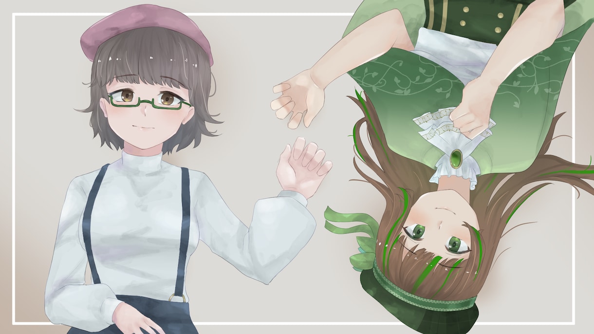 立ち絵、一枚絵を描きます 歌ってみた、パネル開け、記念、サムネ、特典など対応中です！ イメージ2