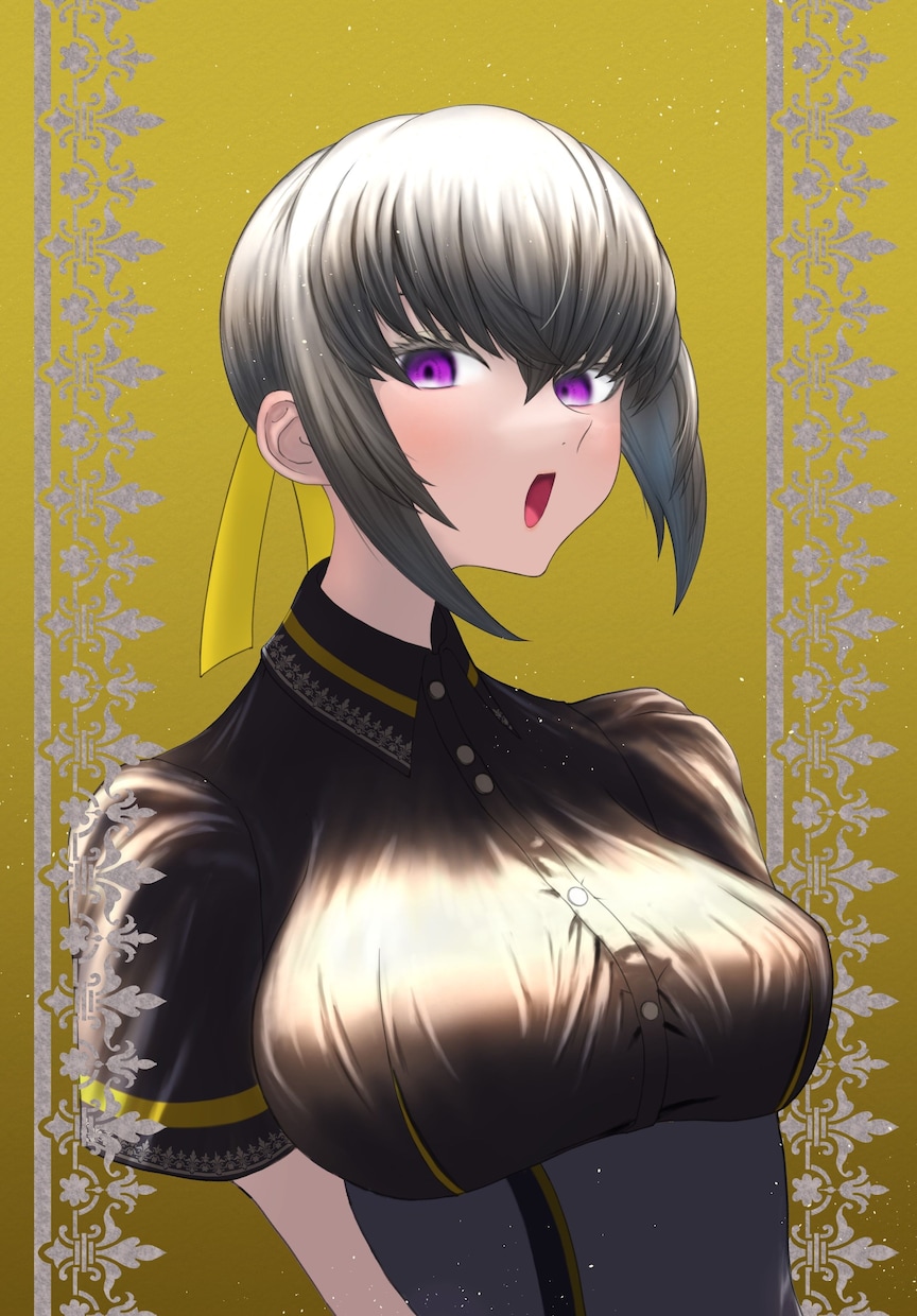 バストアップイラスト製作します アイコンなどに向いたイラスト製作します イメージ1
