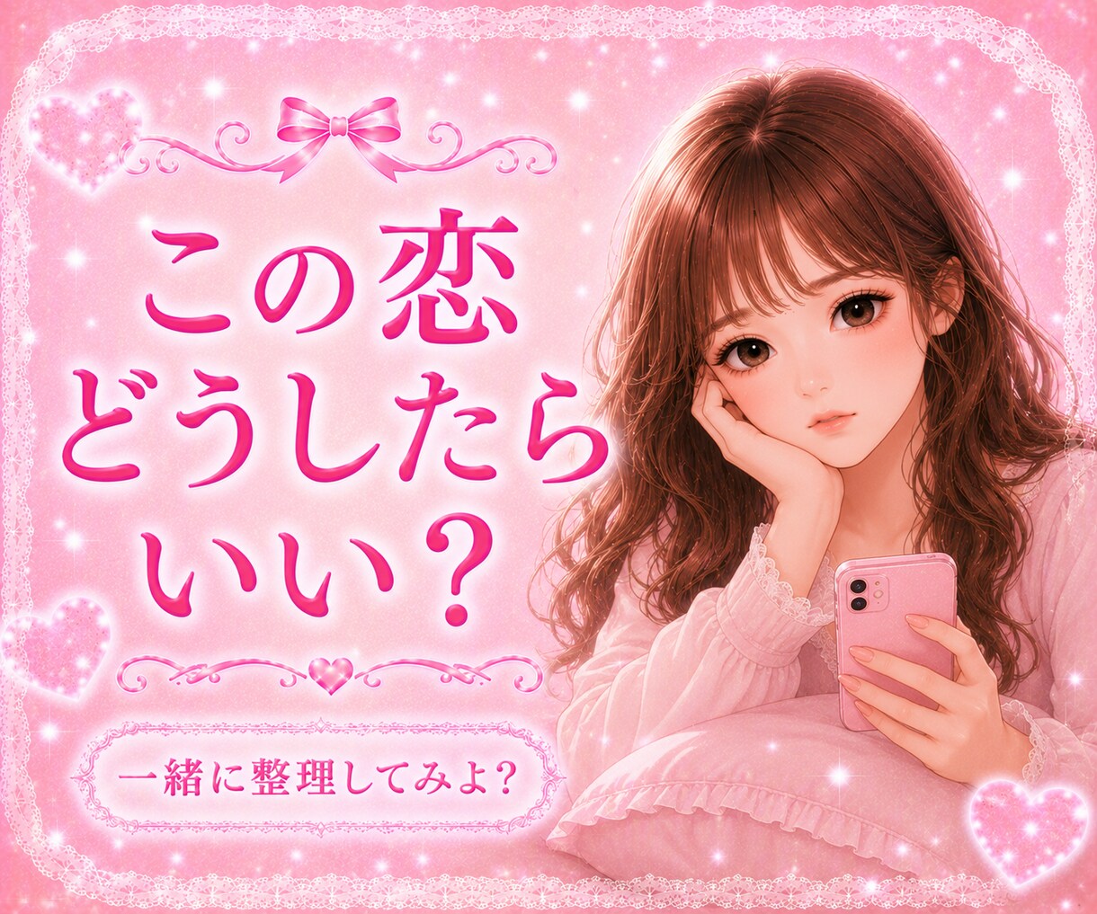 もう一人で悩まないで…恋愛の苦しさ全部受け止めます ♥️恋愛相談♥️不安で眠れない夜♥️大丈夫だよ、ここに来て イメージ4