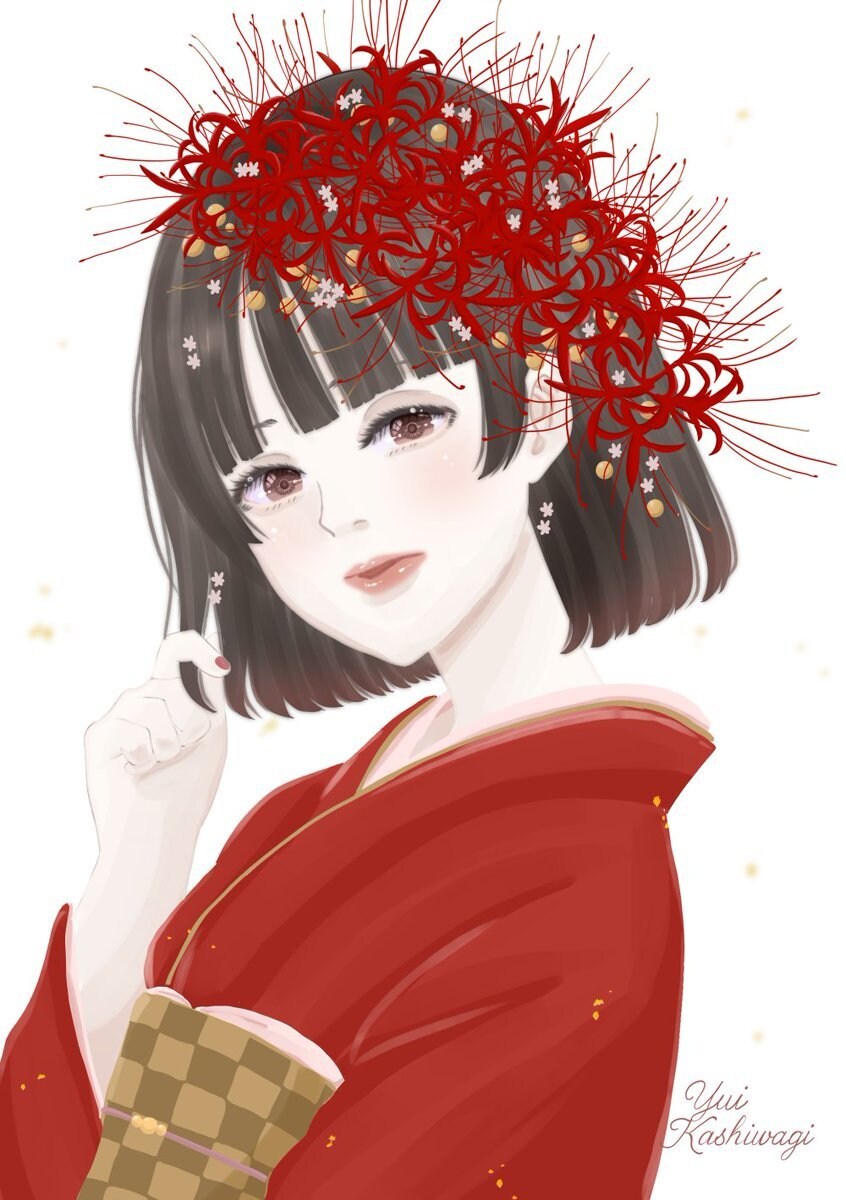 重厚な装飾×花の世界観イラスト制作します 好みの色と雰囲気指定でおまかせ制作します イメージ3