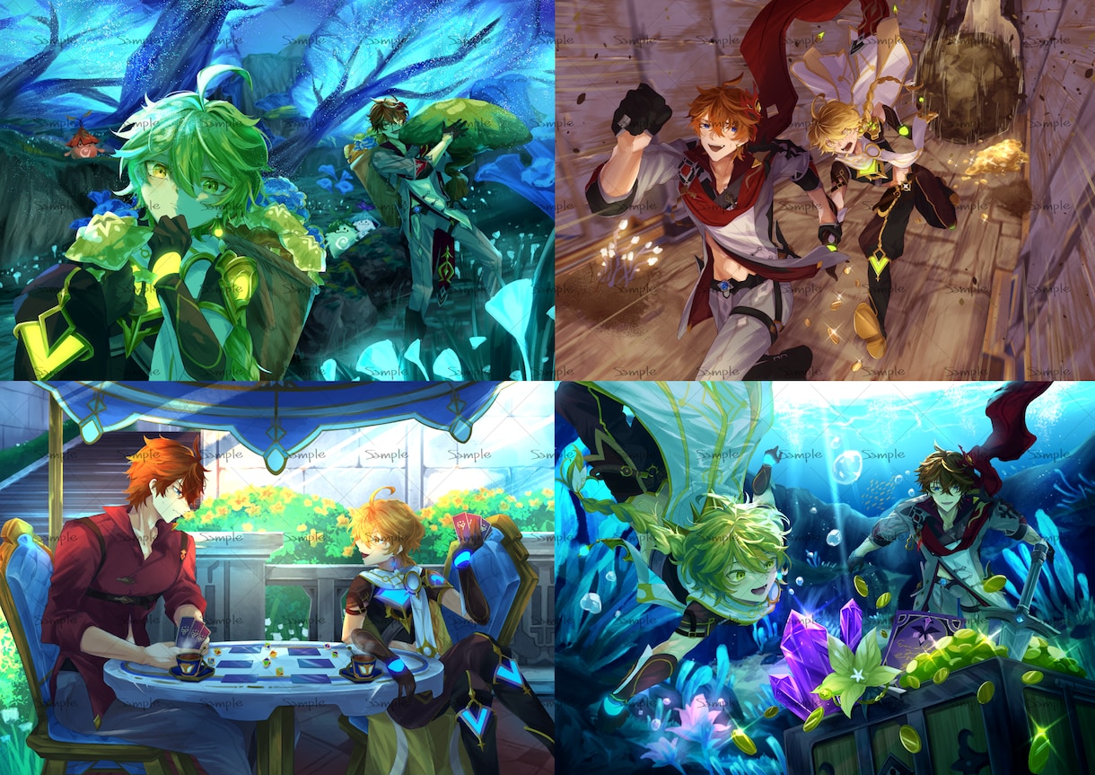 幅広いテイスト対応可能！イラストなんでも制作します アイコン、TRPG、表紙、立ち絵など、イラスト制作承ります イメージ7