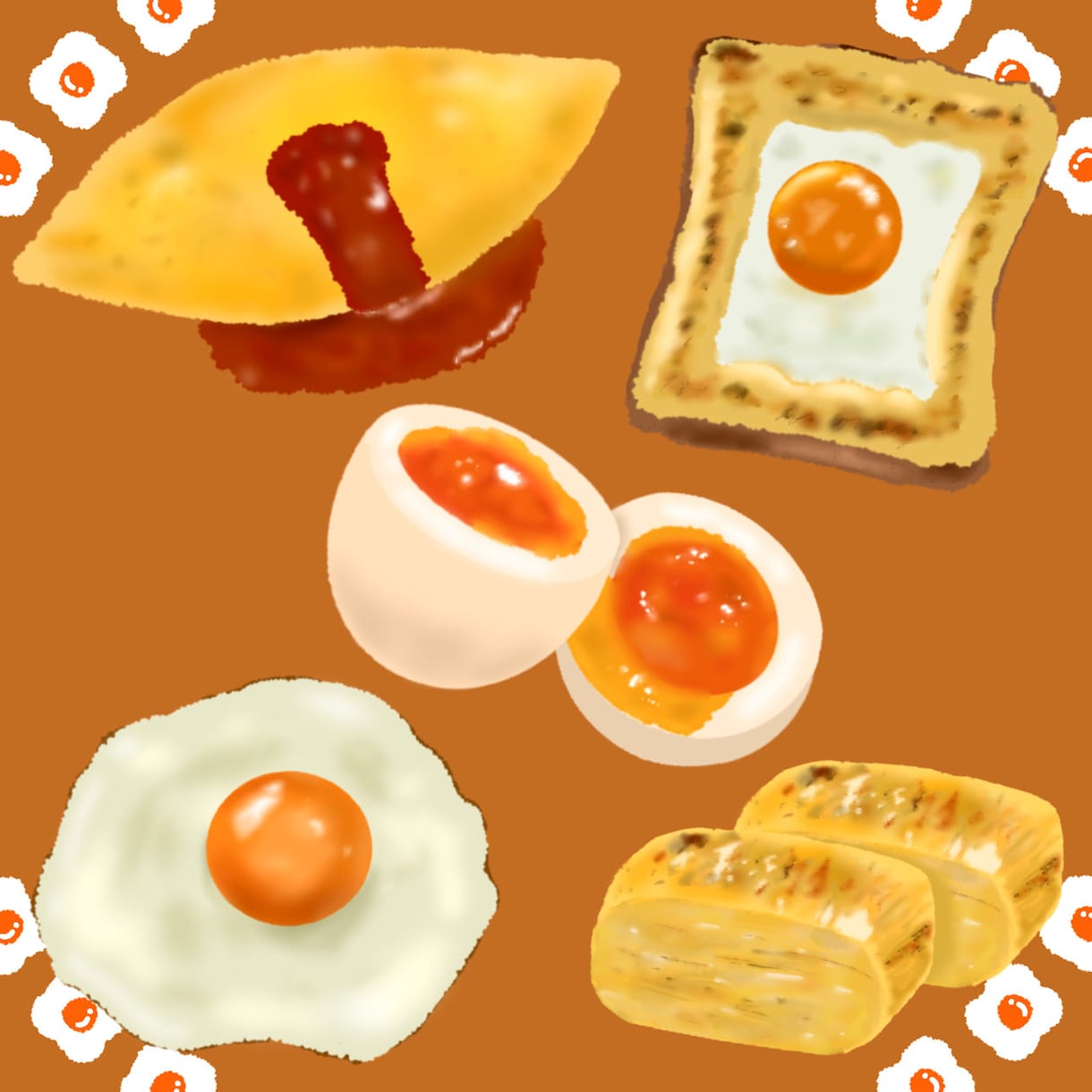 今すぐ食べたくなる食べ物のイラスト描きます お店のメニューやポスター等に使えるワンポイントイラスト イメージ1
