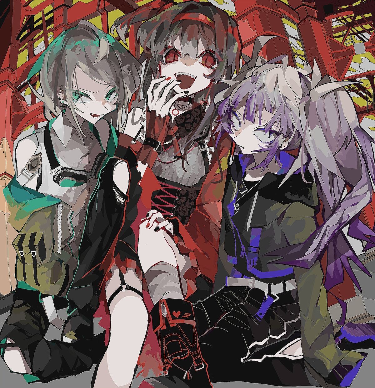 毒々しくて可愛い＆カッコいいイラスト描きます ダークカッコイイからゆめかわなイラストまでご提供できます! イメージ8