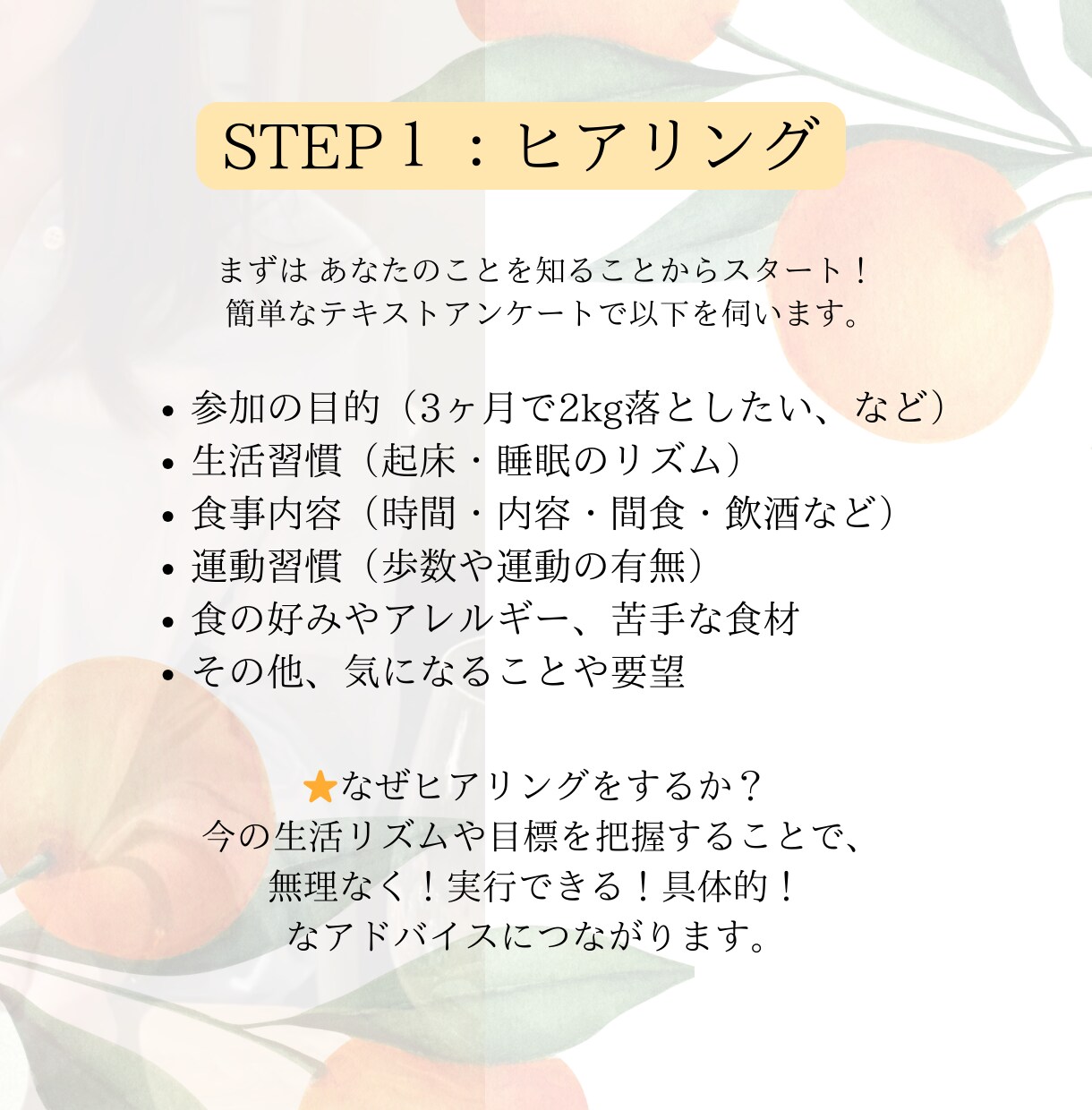 モニター募集！管理栄養士が1週間の食事添削します 1週間の食事を丁寧に分析＆改善提案します イメージ4