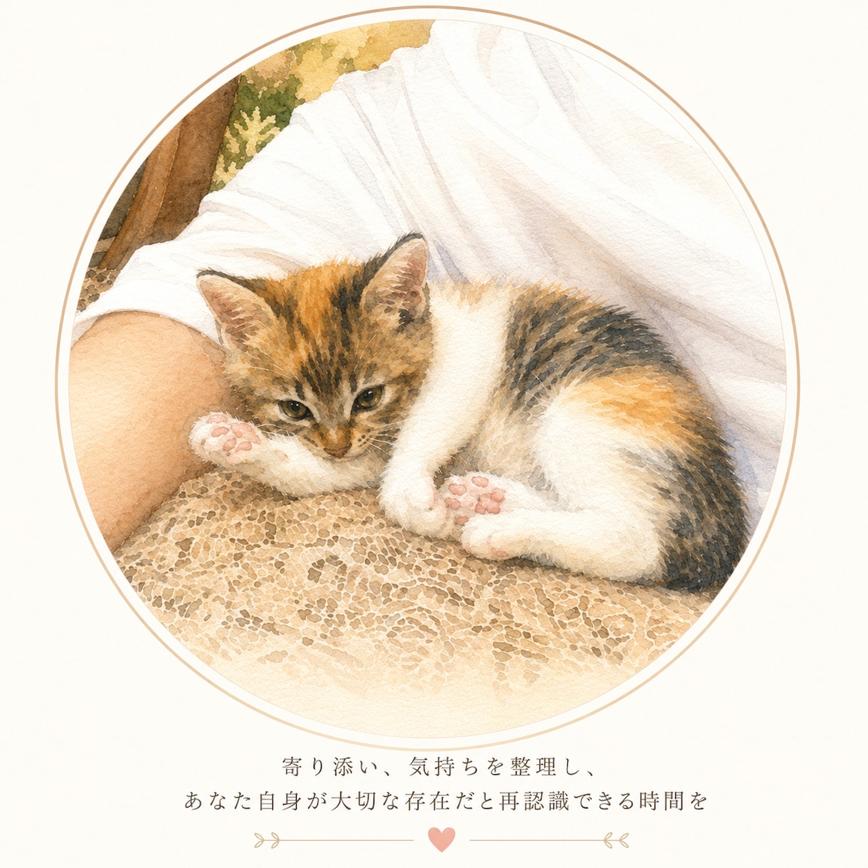 疲れた心に、静かに寄り添います 気持ちを整理し、心を少し軽くする対話を心がけます イメージ4