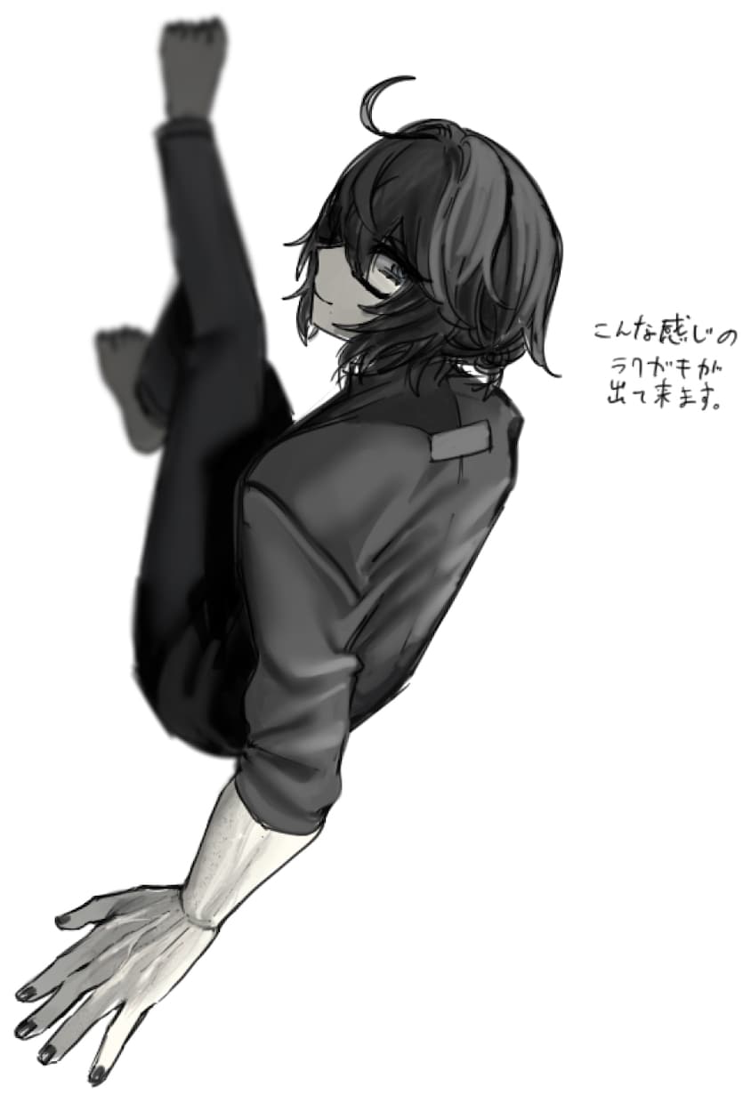雰囲気のある全身イラストを描きます 安めで1週間以内の早め納品致します！ イメージ1