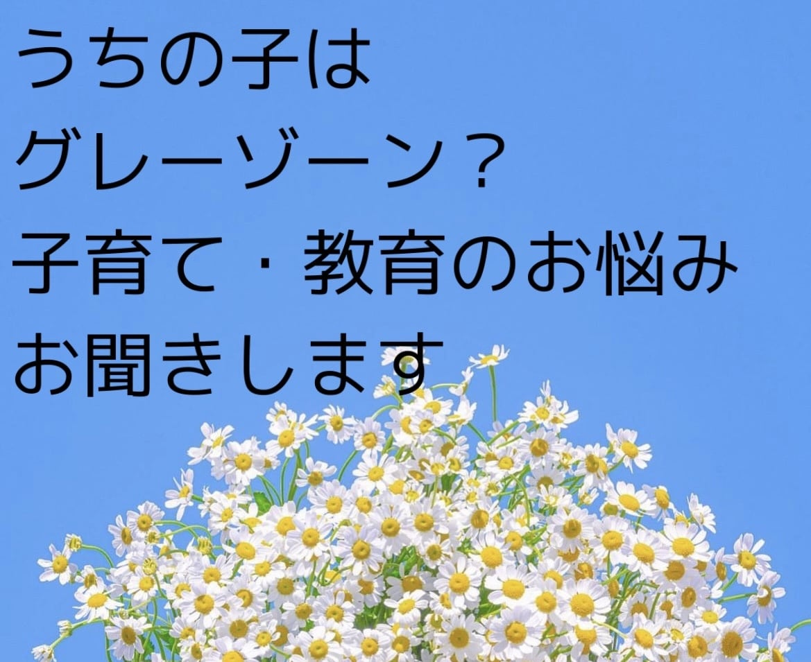 1人で抱え込まないで、お話聞きます お子様の発達、お困りごとの悩み相談に乗らせてください。 イメージ1