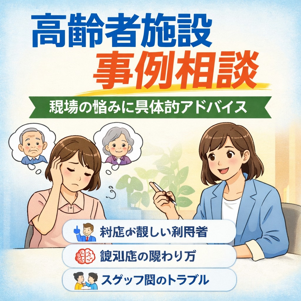 高齢者施設で働く皆様の困難事例の相談に乗ります 【高齢者施設職員向け】困った事例の相談にのります イメージ1