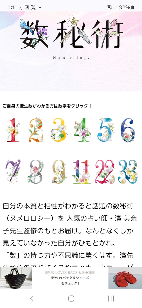 誕生数秘学より貴方の運勢を鑑定致します 誕生数秘学は貴方へのバースデープレゼントです イメージ1