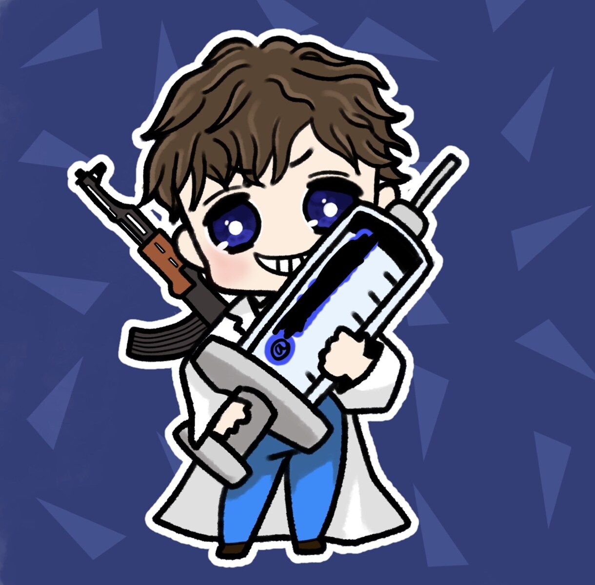 各SNS用のミニキャラアイコン描きます ゲーム！お菓子！化粧品！好きな物をゆるく！ イメージ1