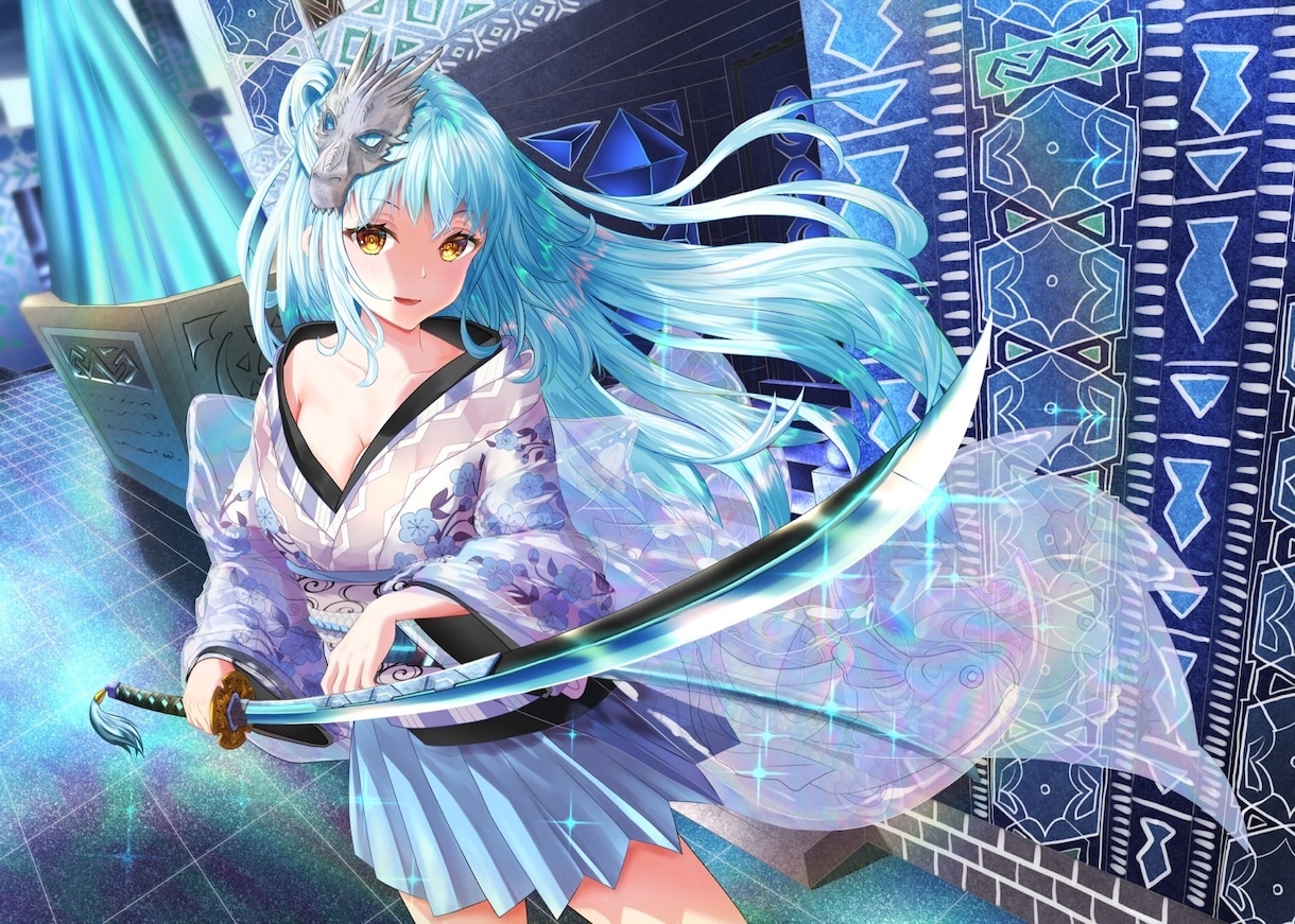 思い描くキャラクターを印象深く描かせて頂きます 小説の表紙にも使える綺麗で可愛いイラストご用意します！ イメージ1