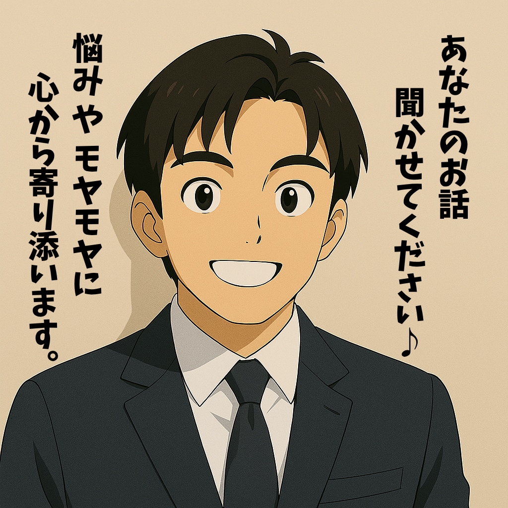 心のモヤモヤを聞かせていただきます カウンセラー・社会福祉士の僕があなたの気持ちに寄り添います♪ イメージ1