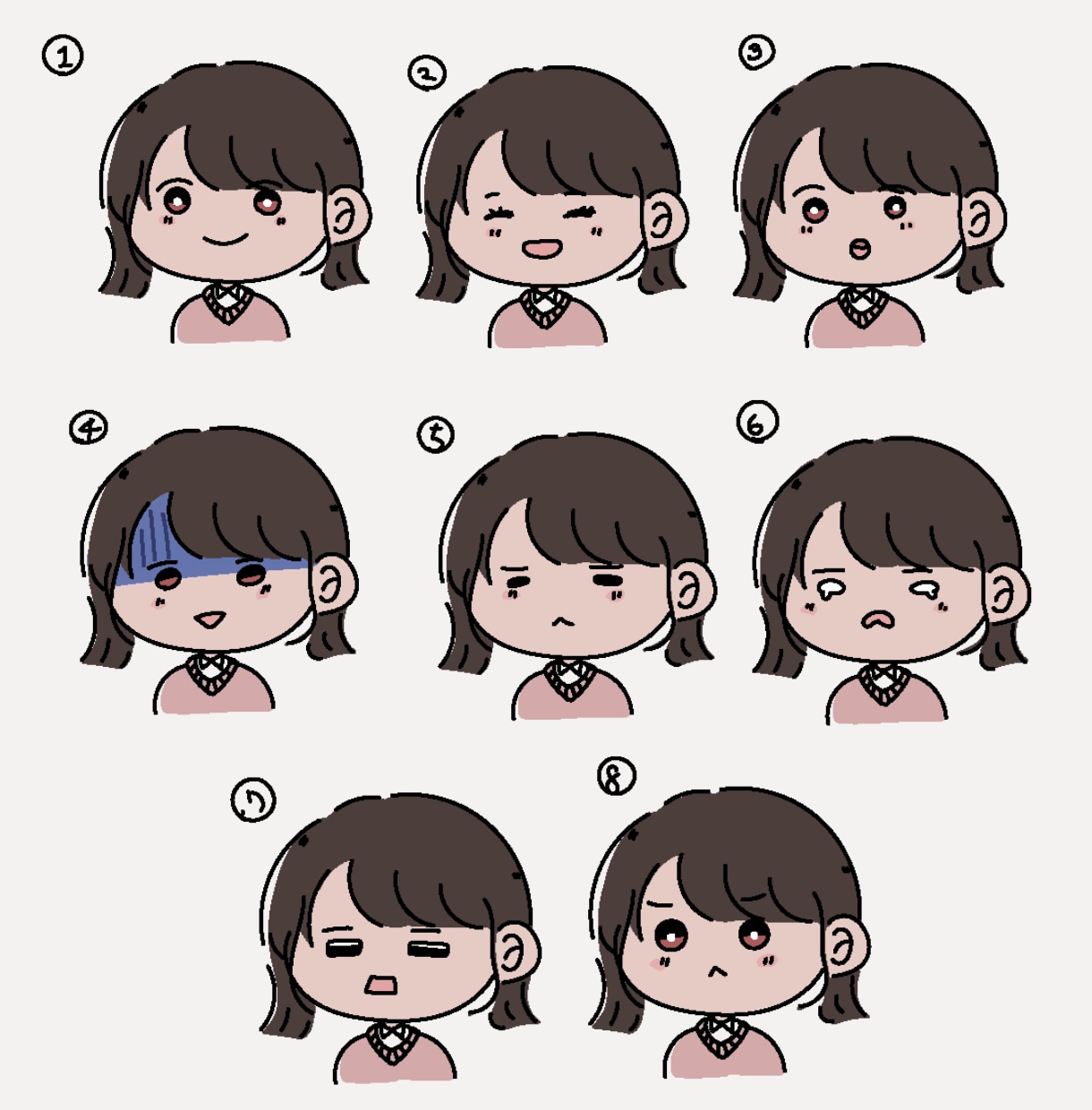 ゆるっと可愛いイラスト描きます SNSアイコン・ブログ等の商材利用もできるゆるっとイラスト！ イメージ5