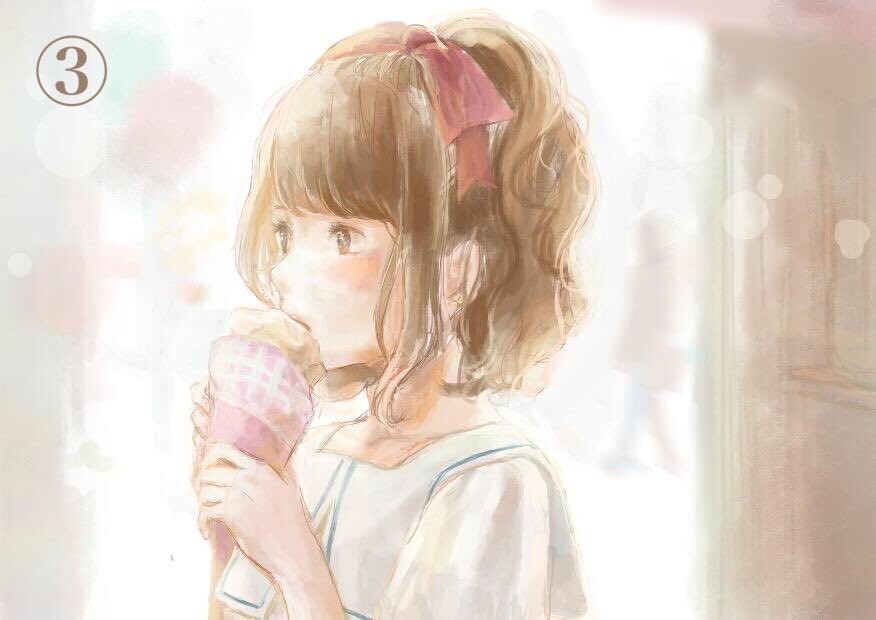 一枚絵描きます 可愛い女の子、装飾の多い服装が得意です。 イメージ2