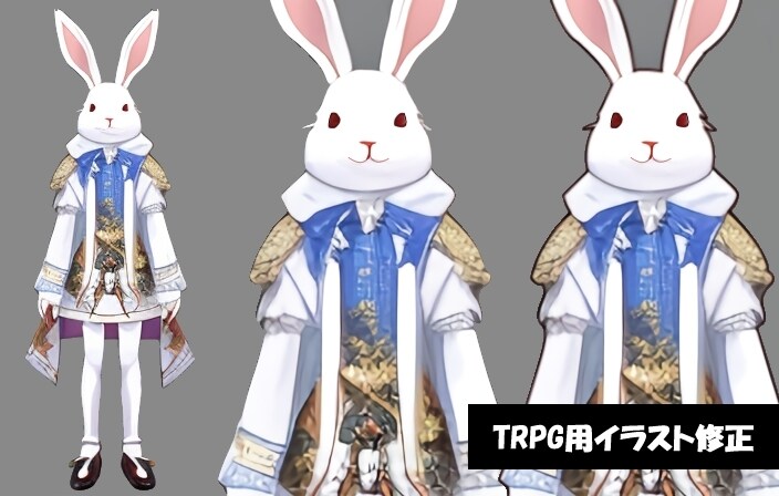 TRPG・商用可　AIイラスト修正します アニメ調・リアル系なんでも対応します イメージ6