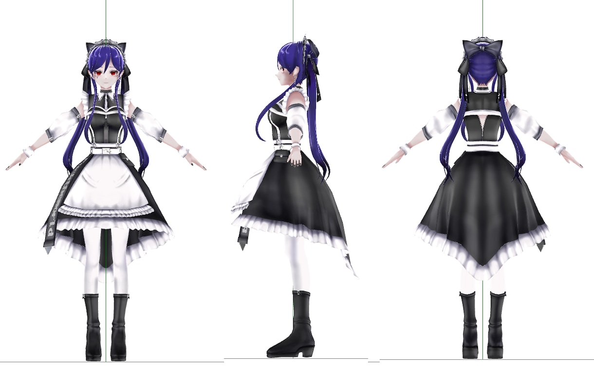 MMDの3Dモデル制作します PMX形式で3dモデルを製作致します イメージ4