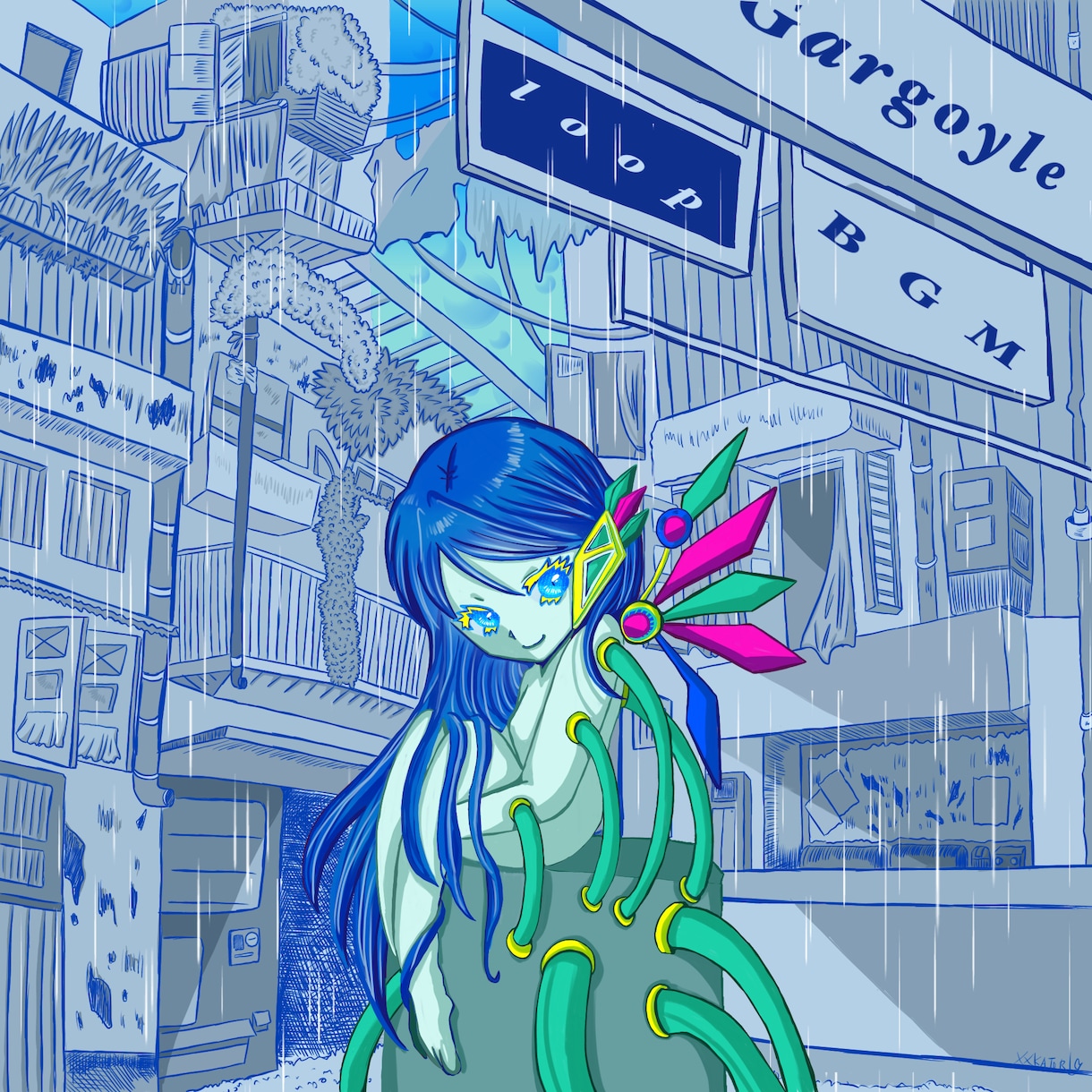 CDジャケットお描きします パッと目を引く音楽ジャケットをお描きします！ イメージ6