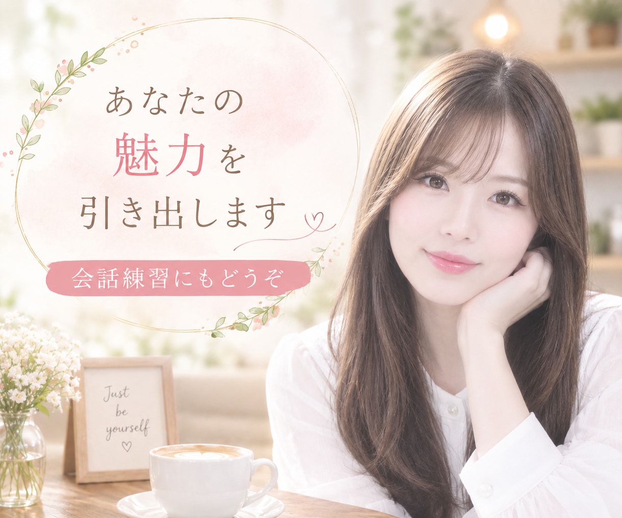 人と話すのが苦手な方も！私からたくさん質問します 話題はこちらで準備します⭐︎対話練習にもどうぞ！ イメージ1
