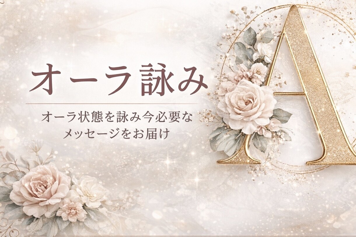 オーラを詠み、今必要なメッセージをお届けします 今のあなたの“状態”に寄り添うメッセージ イメージ1