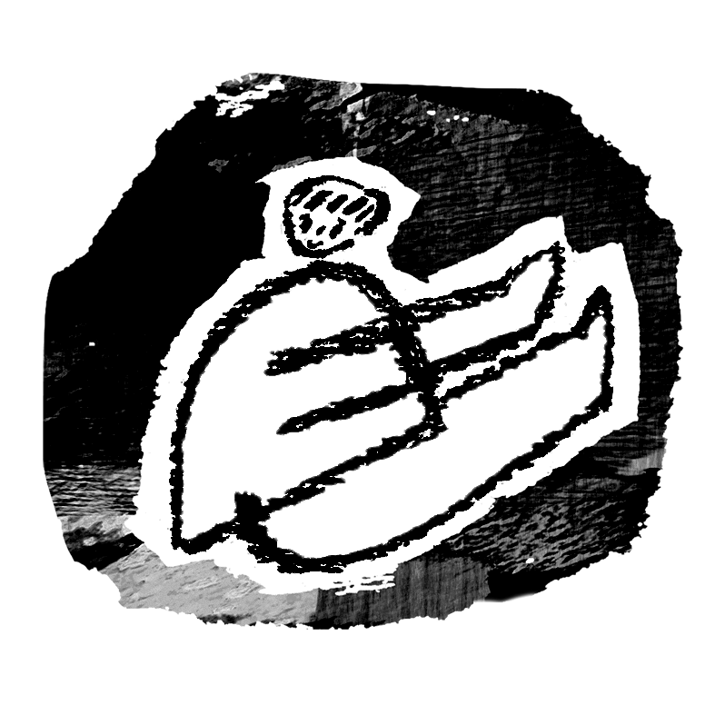 手描き文字 イラスト モノクロ ロゴ制作します 手描きの文字とイラストの柔らかい雰囲気のロゴ イメージ7