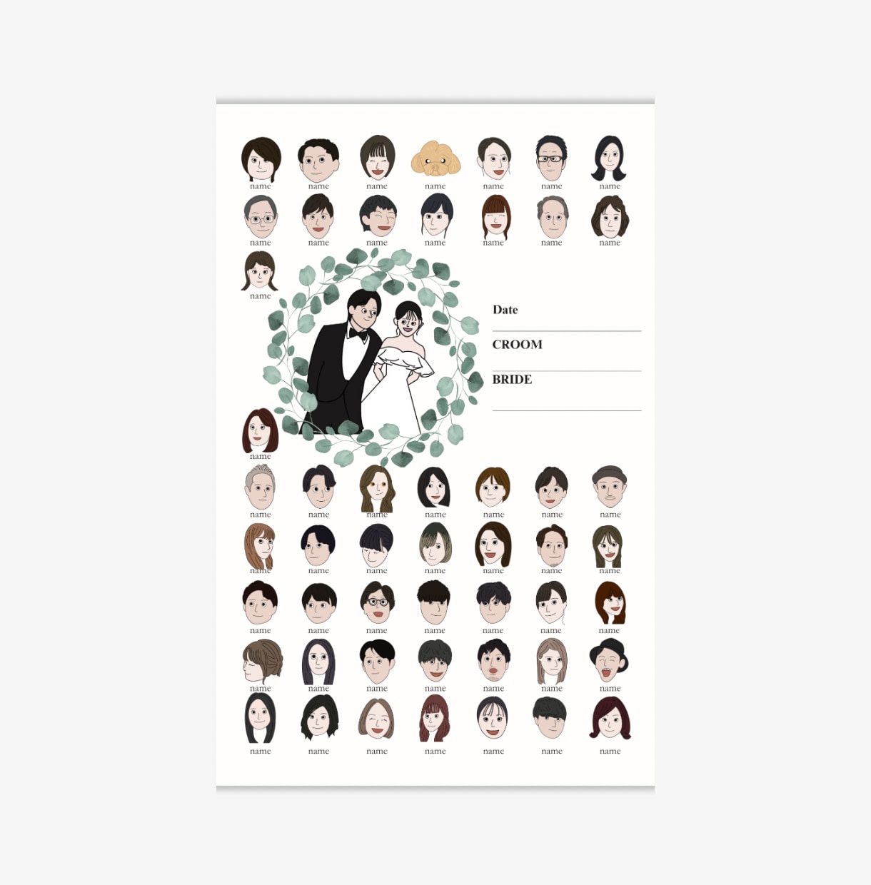 周りと被りたくない！似顔絵付き結婚証明書を作ります 「ふたりらしさ」がしっかり伝わる“結婚証明書” イメージ4