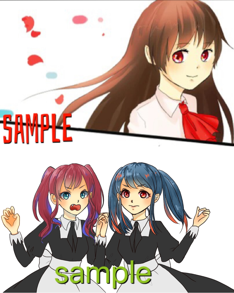 アイコン用等、用途に合わせイラスト描きます 好きなキャラ、オリジナルキャラ、似顔絵等ご要望お伺いします イメージ6