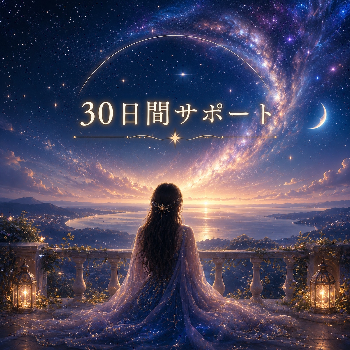 30日間・霊視と星読みであなたに伴走します 恋愛・復縁・人間関係・仕事・迷うたびに一人で抱えなくて大丈夫 イメージ1
