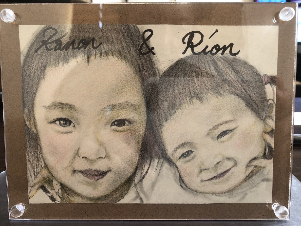 似顔絵➕詞を描きます 好きな人、芸能人、動物、ツーショットで描きませんか？ イメージ9
